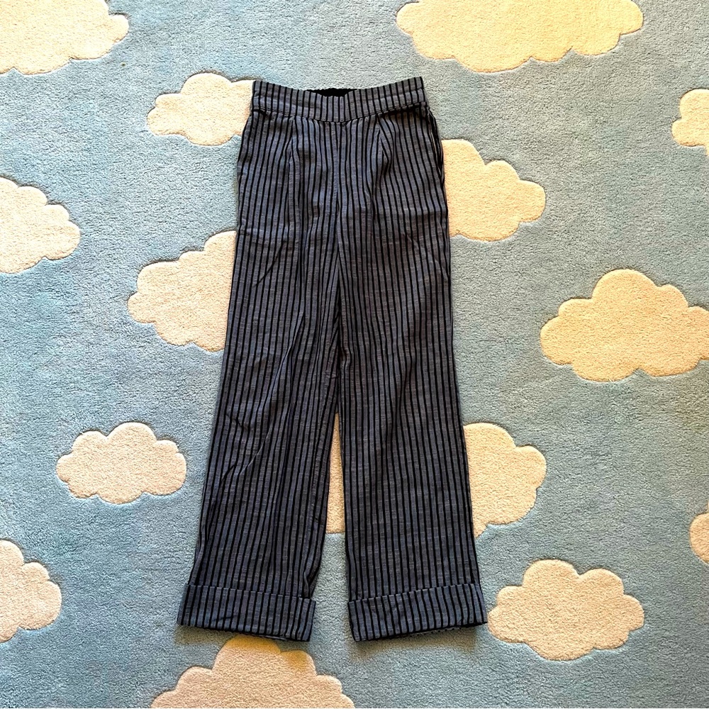 Ace&jig high waisted trousers / pockets/ elastic waist/ size small/ cuffs